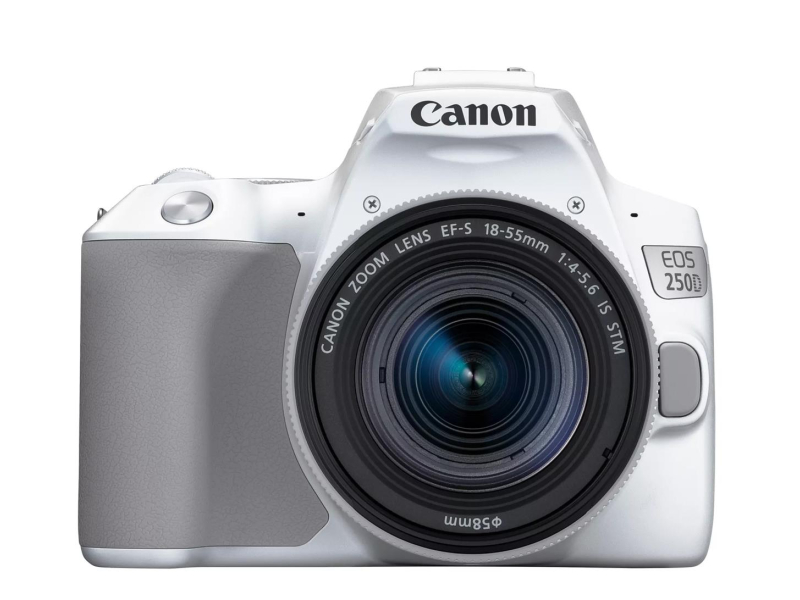 Canon EOS 250D + EF-S 18-55mm f/4-5.6 biały